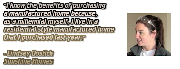 BenefitsManufacturedHomeMillennialLindseyBostickSunshineHomesRedBayALPostedManufacturedHomeIndustryVoicesMHProNews