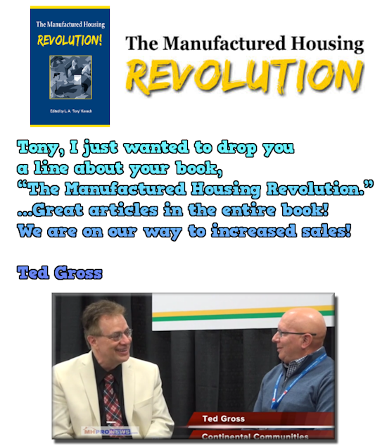 TedGrossBookReviewManufacturedHousingRevolutionByLATonyKovach-postedIndustryVoicesMHProNews