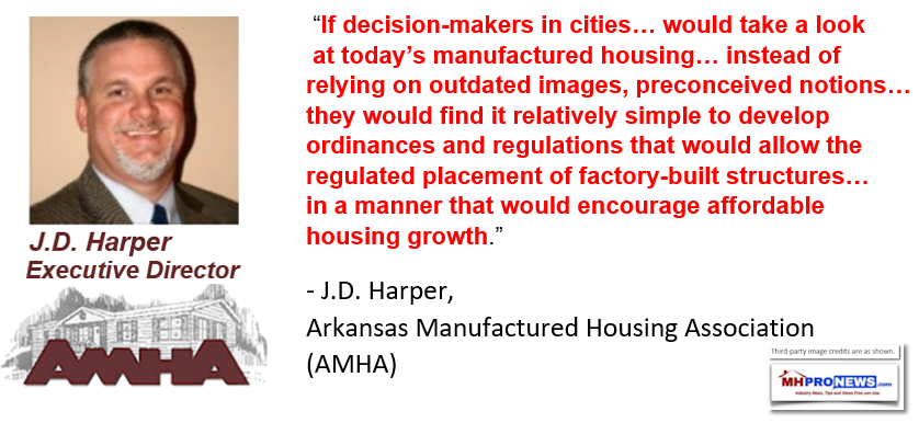 ZoningDiscriminationAgainstManufaturedHomeJDHarperExecuitveDirectorArkansasManufacturedHousingAssociationAMHAlogoIndustryVoicesDailyBusinessNewsMHProNews