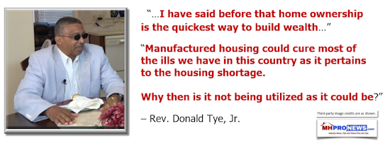 RevDonaldTyeJrManufacturedHousingAdvocateQuickestWayWealthIndustryVoicesMHProNews550