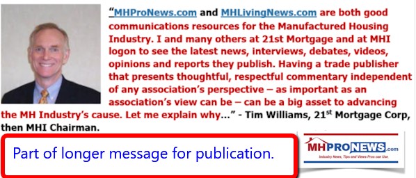 TimWilliams21stMortgagePublicationDailyBusinessNewsMHProNewsMHLivingNews1