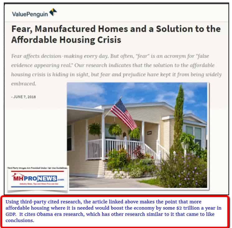 ValuePenguinFearManufacturedHomesAffordableHousingCrisis.MastheadMHProNews