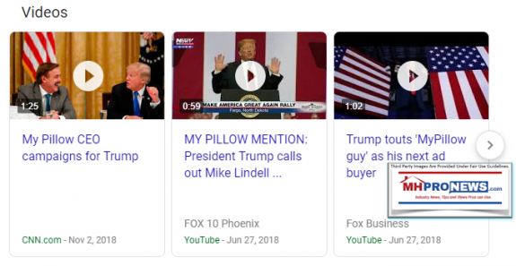 MyPillowMikeLindellDonaldJTrumpCNNFoxManufacturedHousingIndustryMHProNews