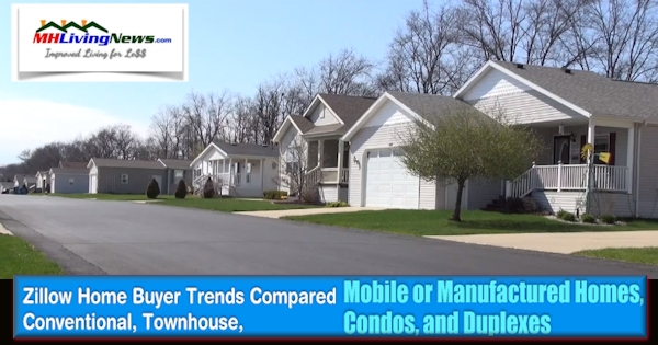 ZillowHomeBuyerTrendsComparedConventionalTownhouseMobileManufacturedHomesCondoesDuplexesMHLivingNewsTonyKovach