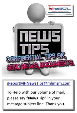 ConfidentialNewsTipsDocumentsManufacturedHomeProNews
