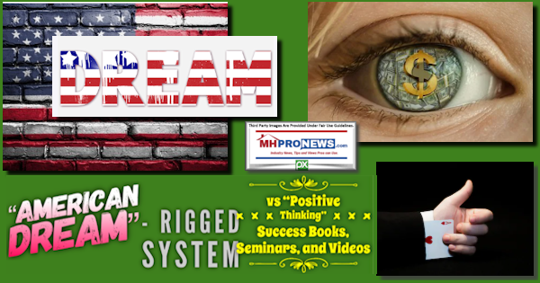 AmericanDreamRiggedSystemVsPositiveThinkingSuccessBooksSeminarsVideosMHProNewsLogoPXImages