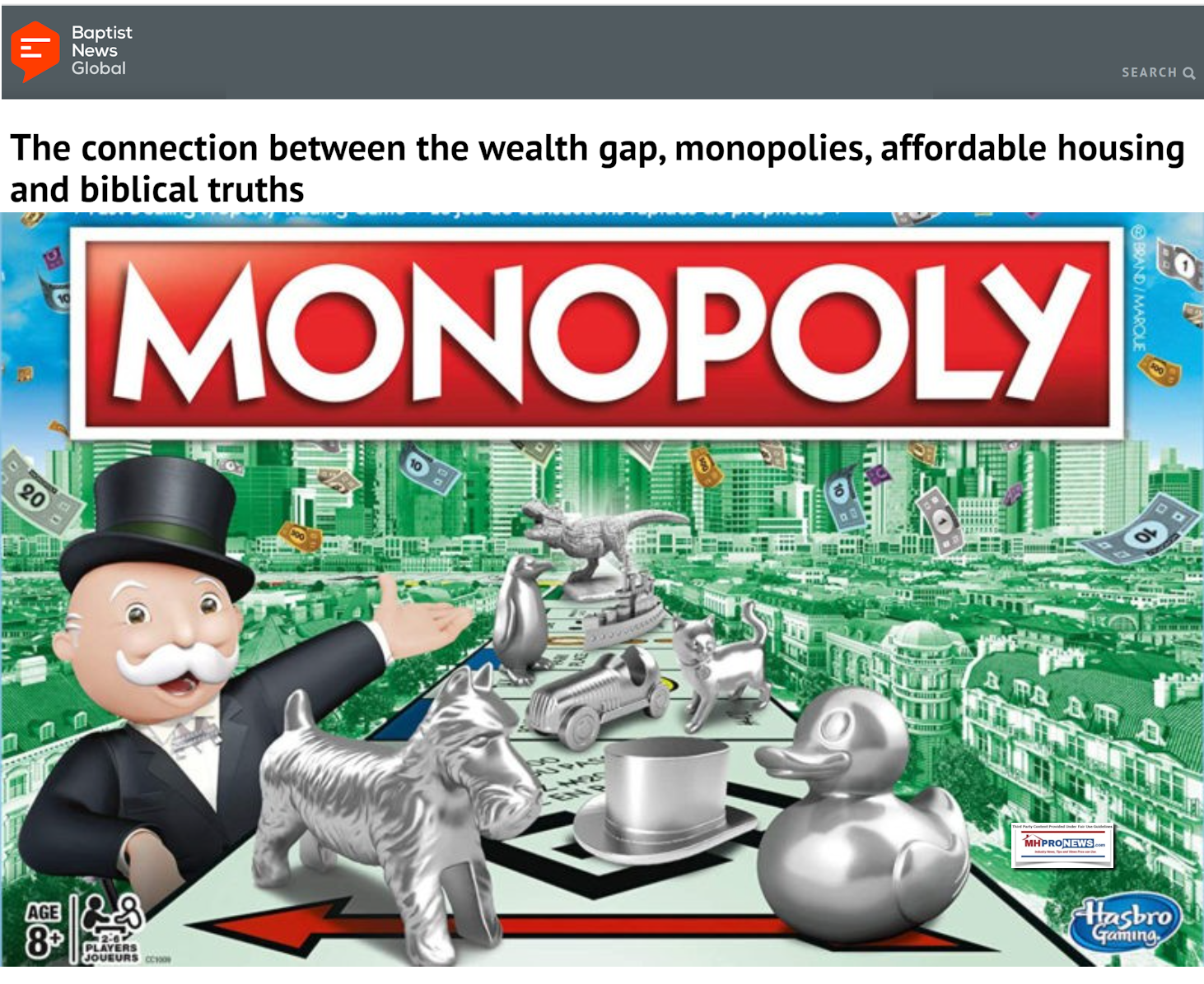 TheConnectionBetweenTheWealthGapMonopoliesAffordableHousingBiblicalTruthsMonopolyGameImageBaptistNewGlobalMastheadMHProNews