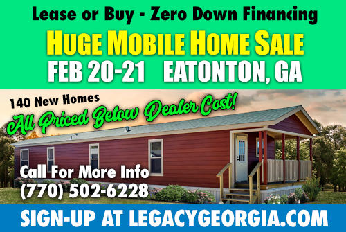 Legacy Housings Huge Home Sale