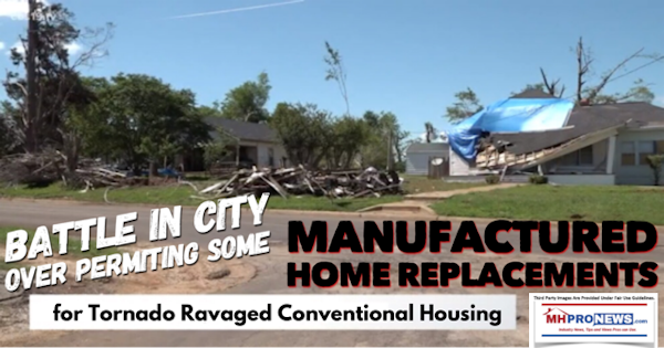 BattleInCityOverPermittingManufacturedHomeReplacementsforTornadoRavagedConventionalHousing