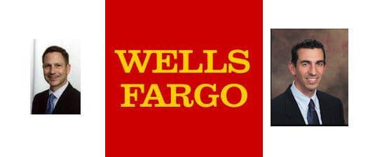 Tony Petosa Wells Fargo Nick Bertino 123 people and Wells Fargo Logo