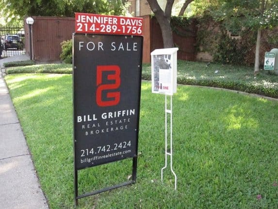 Real Estate Sign, Dec, 21, 2011, Eric Miller Photo