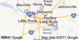 North Little Rock Manufactured Housing Map