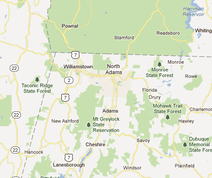North Adams Twp from Google Maps
