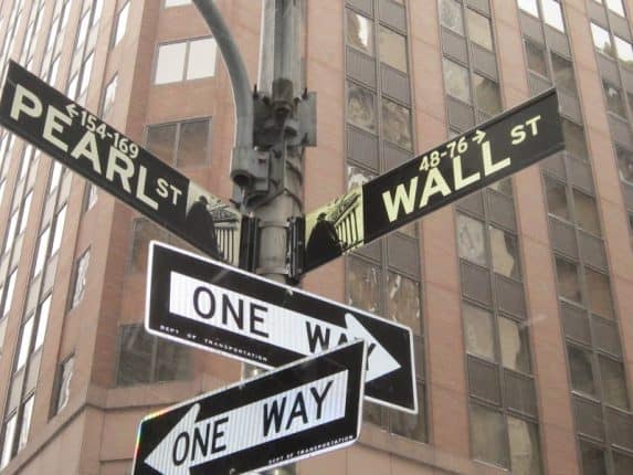 Wall Street Sign Photo by Eric Miller