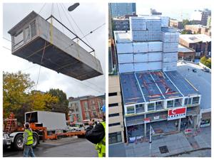 modular apartment  in belltown area of seattle  charter construction  credit  crosscutcom