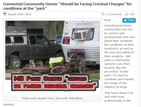 http://www.mhpronews.com/blogs/daily-business-news/connected-community-owner-should-be-facing-criminal-charges-for-conditions-at-the-park/