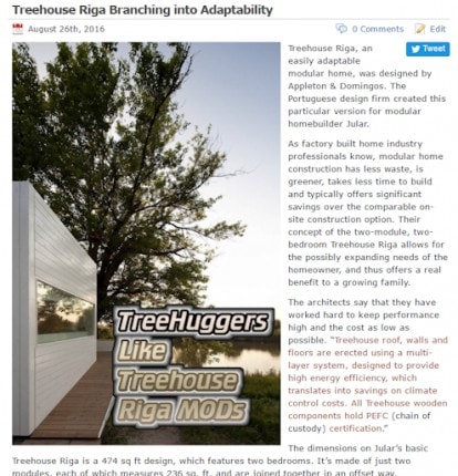 TreeHuggersLikeTreehouseRigaMODULARhomes-DailyBusinessNewsMHProNews-