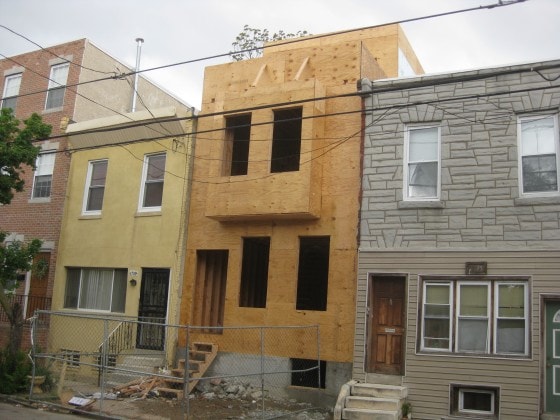 building under conversion to housing naked philly  credit postedDailyBusinessNews-MHPronews