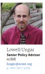 LowellUngerSeniorPolicyAdvisor-credit-ACEEE-postedDailyBusinessNews-MHProNews-