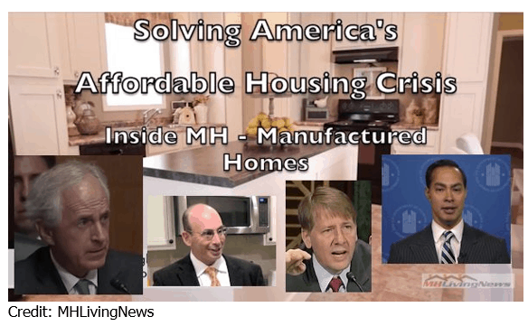 solvingamericasaffordablehousingcrisissenbobcorkerhudsecretaryjuliancastrorichardcordraycfpbsamlandyumh-mhlivingnews