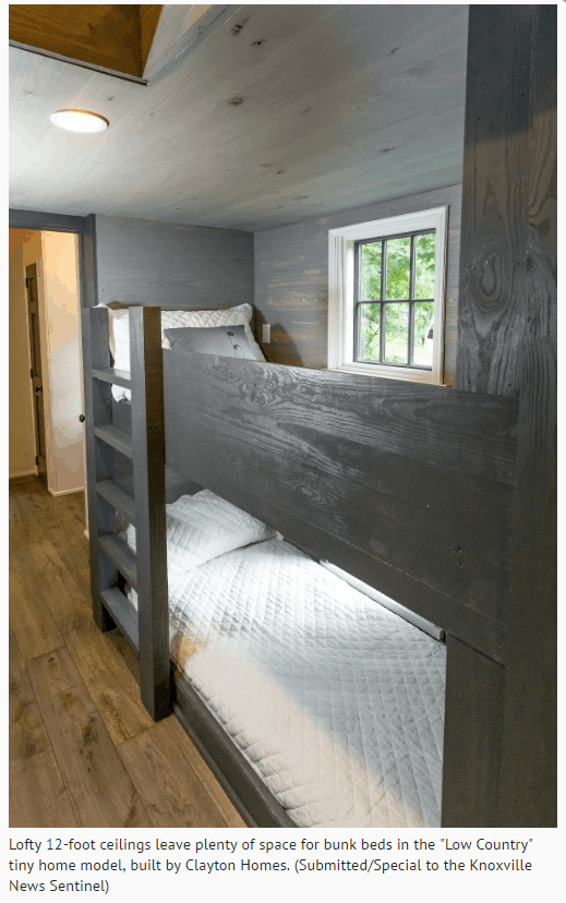 bunksbeds1lowcountrytinyhouseclaytonhomebuildinggroupluxurytinyhouses-creditknoxvillenews-posteddailybusinessnews-mhpronews