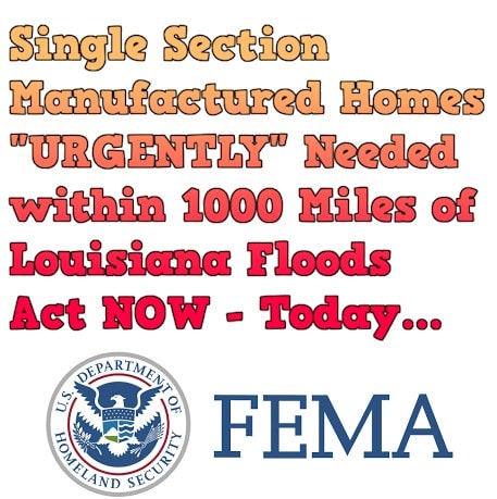 singlesectionmanufacturedhomesurgentlyneededfema-postedmanufacturedhousingindustrydailybusinessnewsmhpronews