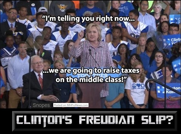 clintonpromisesraisemiddleclasstaxes-snopes-postedmhpronews