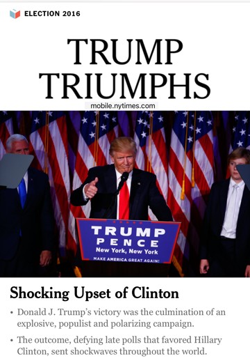 nytimesshockingupsetclintonbytrump-postedmhpronews