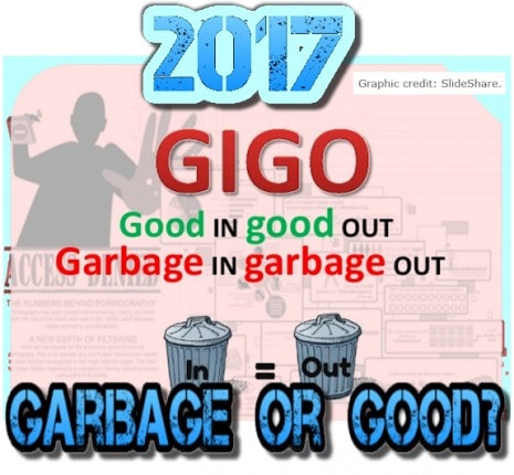 2017GarbageorGoodGarbageInGarbageOutGoodInGoodOut