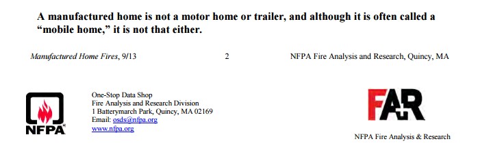 manufacturedhomeNotMotorHomeNotTrailerNotMobileHome-NFPA-FARreportOnManufacturedHousingFires-posted-MHLiivingNews-com-