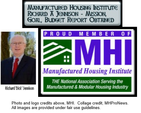 ManufacturedHousingInstituteMHILogoRichardJennisonPresidentCEOPhotoCreditsMHI-collageManufacturedHousingIndustryDailyBusinessNewsMHProNews