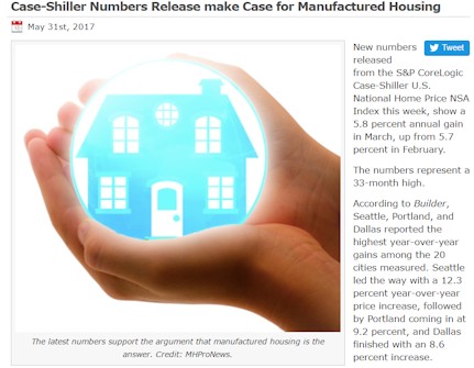 CaseShillerNumbesReleaseMakeCaseForManufacturedHousingMHProNews