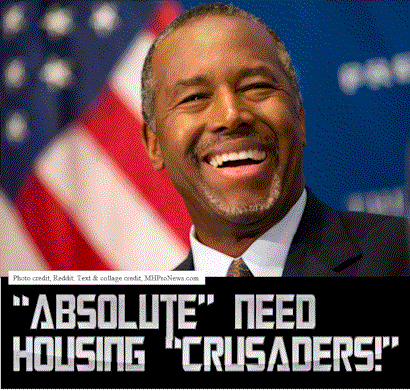 HUDSecBenCarsonAbsoluteNeedHousingCrusadersAffordableHousingManufacturedHomeDailyBusinessNewsResearchDataReportsVideoDailyBusinessNewsMHProNews410