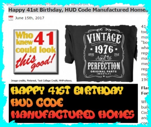 Happy41stBirthdayManufacturedHomesNoMobileHomesIn41YearsDailyBusinessNewsMHProNews