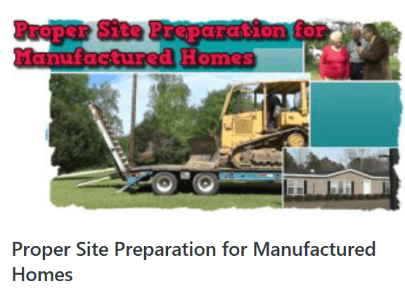 ProperSitePreperationForManufacturedHomesInsideMHManufacturedHomeLivingNewsVideoMHProNews