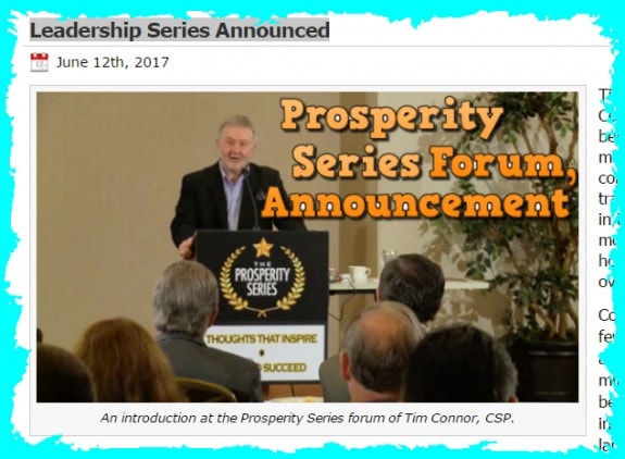 TimConnorCSPLeadershipSeriesAnnouncedManufacturedHousingIndustryNewsDailyBusinessNewsMHProNews