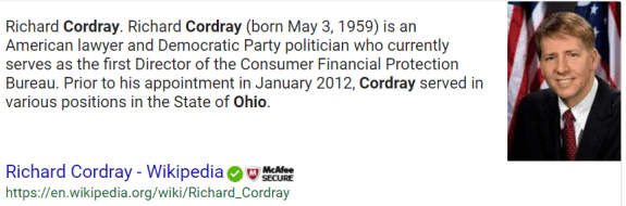 RichardCordrayDemocraticPartyWikipediaDailyBusinessNewsManufacturedHomeIndustryMHProNews
