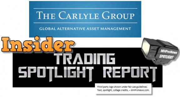 TheCarlyleGroupLogoInsiderTradingSpotlightReportDailyBusinessNewsMHProNews