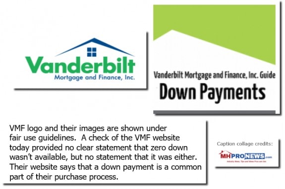 VanderbiltMortgageFinanceVMFZeroDownPaymentChattelLoanManufacturedHousingIndustryNewsMHProNews