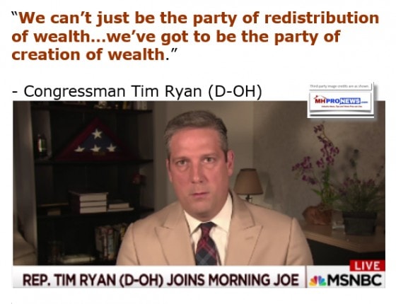 CongTimRyanDOHWeCanBeThePartyOfRedistributionofWealthBePartyCreationOfWealthDailyBusinessNewsMHProNews