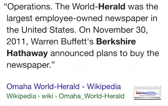 OmahaWorldHeraldBerkshireHathawayDailyBusinessNewsMHPronews