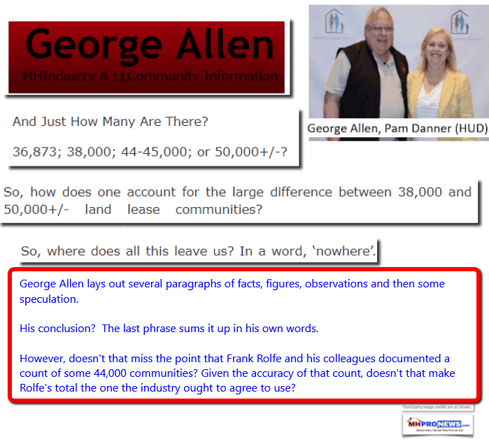 GeorgeAllenCommunityInvestorBlogDailyBusinessNewsMHProNews