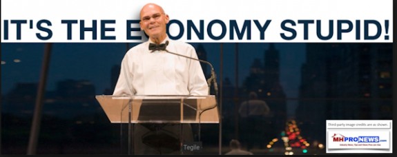 JamesCarvilleItsTheEconomyStupidQuoteCreditTegile-DailyBusinessNewsMHProNews600