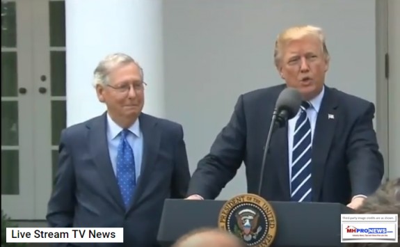 MajorityLeaderSenatorMitchMcConnelPOTUS-DonaldJTrumpLiveStreamTVNewsDailyBusinessNewsMHProNews