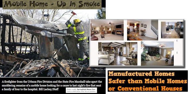 MobileHomeUpInSmokeManufacturedHomesSaferThanMobilesOrHouses