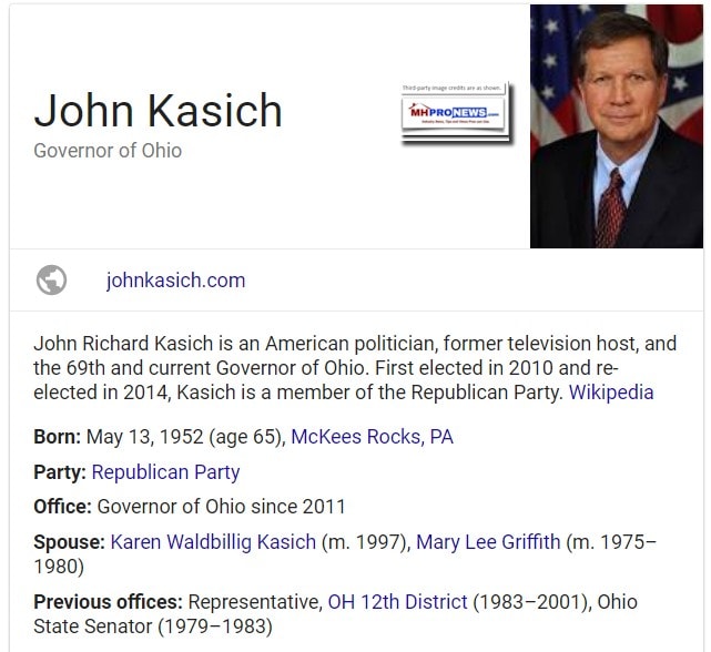 OHGovJohnKasichGOPWIkiDailyBusinessNewsMHProNews