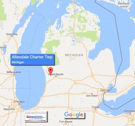 RegionalMapAllendaleCharterTownshipNearGrandRapidsMIDailyBusinessNewsMHProNews