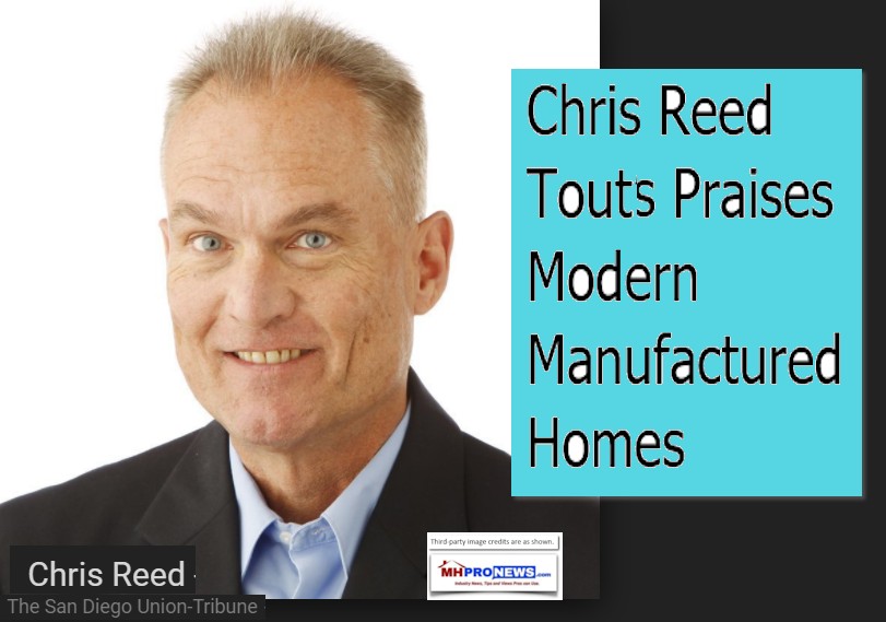 ChrisReedToutsPraisesModernManufacturedHomesSanDiegoUnionTribuneDailyBusinessNewsMHProNews