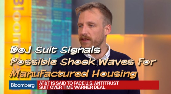 DoJSuitSignalsPossibleShockwavesManufacturedHousingBloomberg