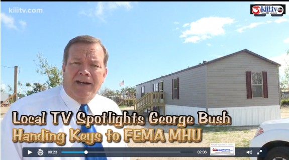 KVIII3ABCGeorgeBushHandsKeysFamilyFEMAManufacturedHousingUnitDailyBusinessNewsMHProNews